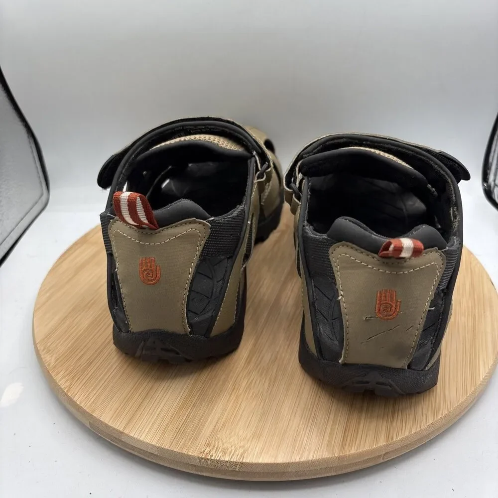 Teva Deacon Fisherman Sandals Mens 12 Khaki Sport Water Hiking ShocPad 6968